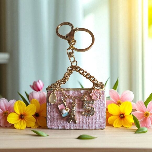 Colorful Purse Keychains Choose Your Color - Picture 7 of 8